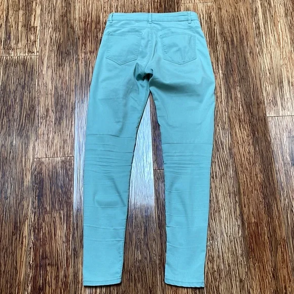 H&M mint green cotton skinny pants size 4 - Picture 4 of 6